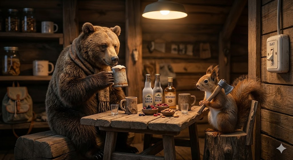 Медвед и Белка